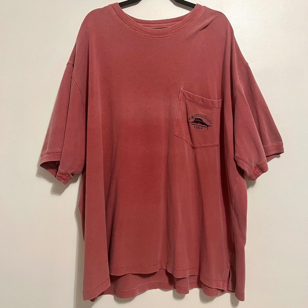 Vintage Tommy Bahama Embroidered Short Sleeve T-Shirt Size XXL